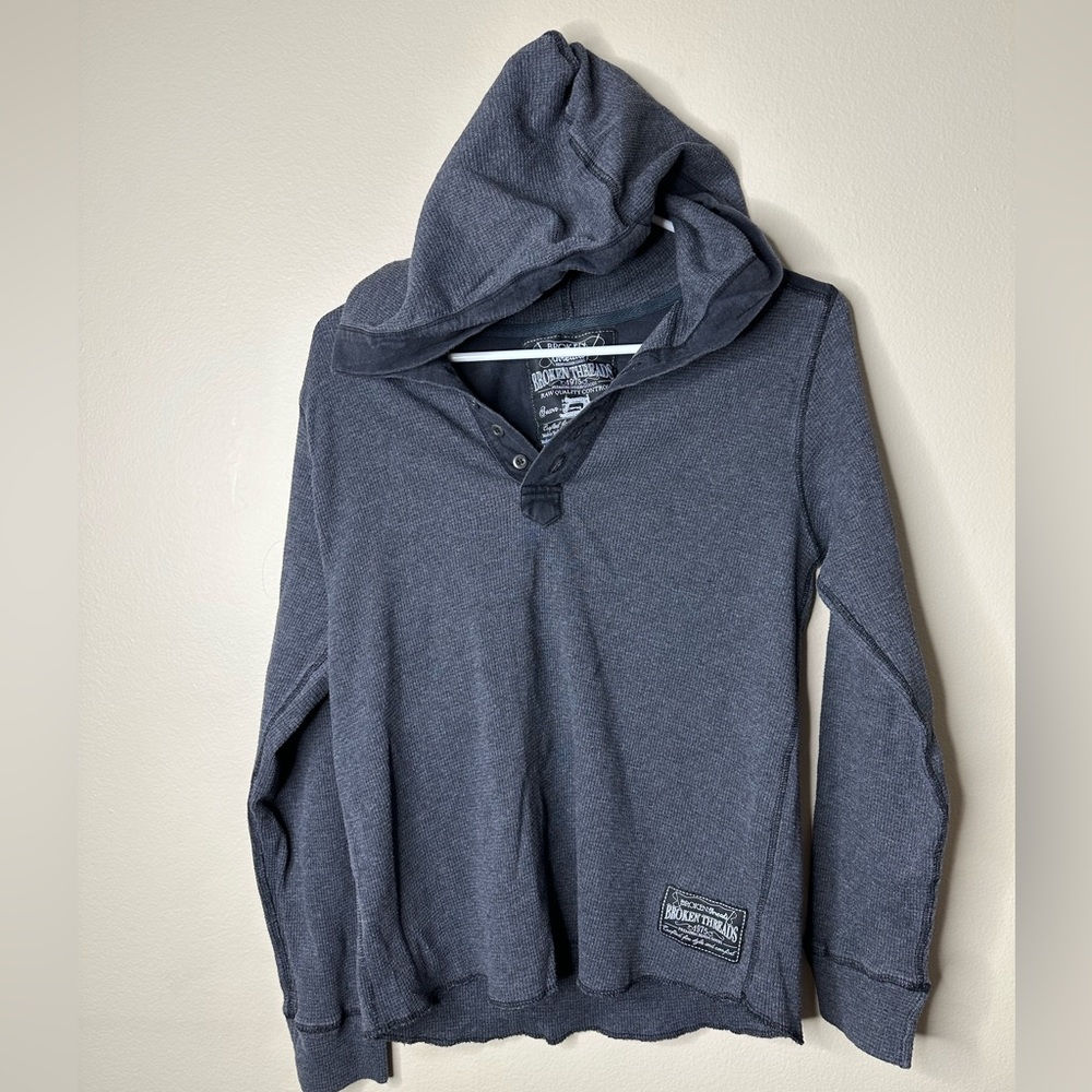 Hoodie Sweater Men Broken Threads